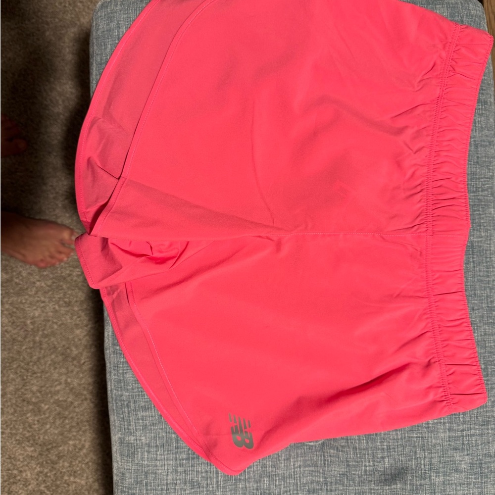 Pink New Balance shorts, Medium